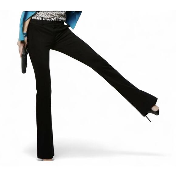 CAbi "Top Notch Trousers" Midrise Classic Career Soft Knit Black Style 3202 - - Picture 2 of 4